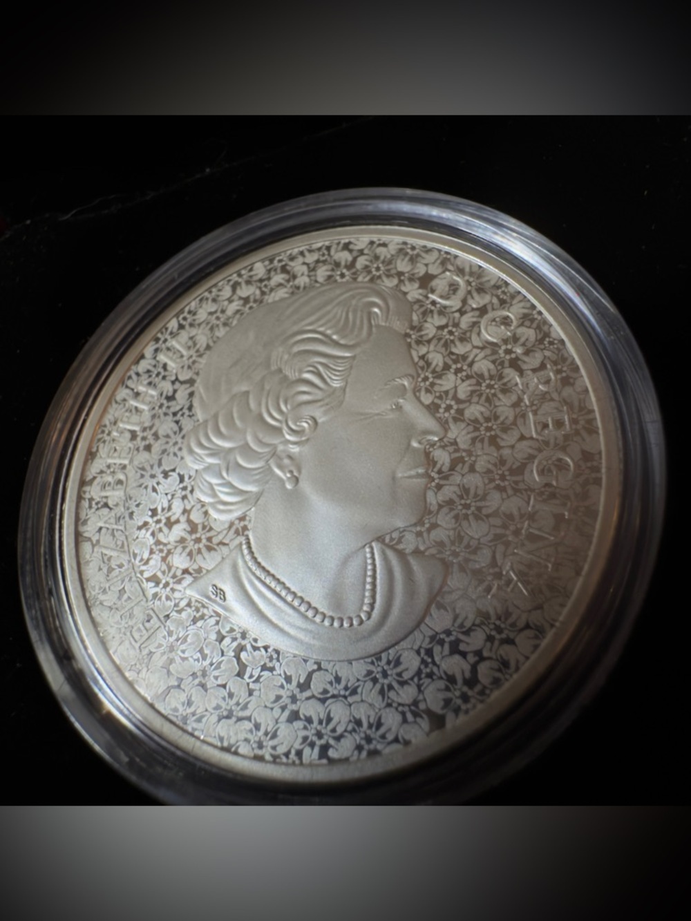 2019 Forget-Me-Not Flowers $20 1OZ Silver Proof Coin Canada Newfoundland Caribou - Picture 4 of 5